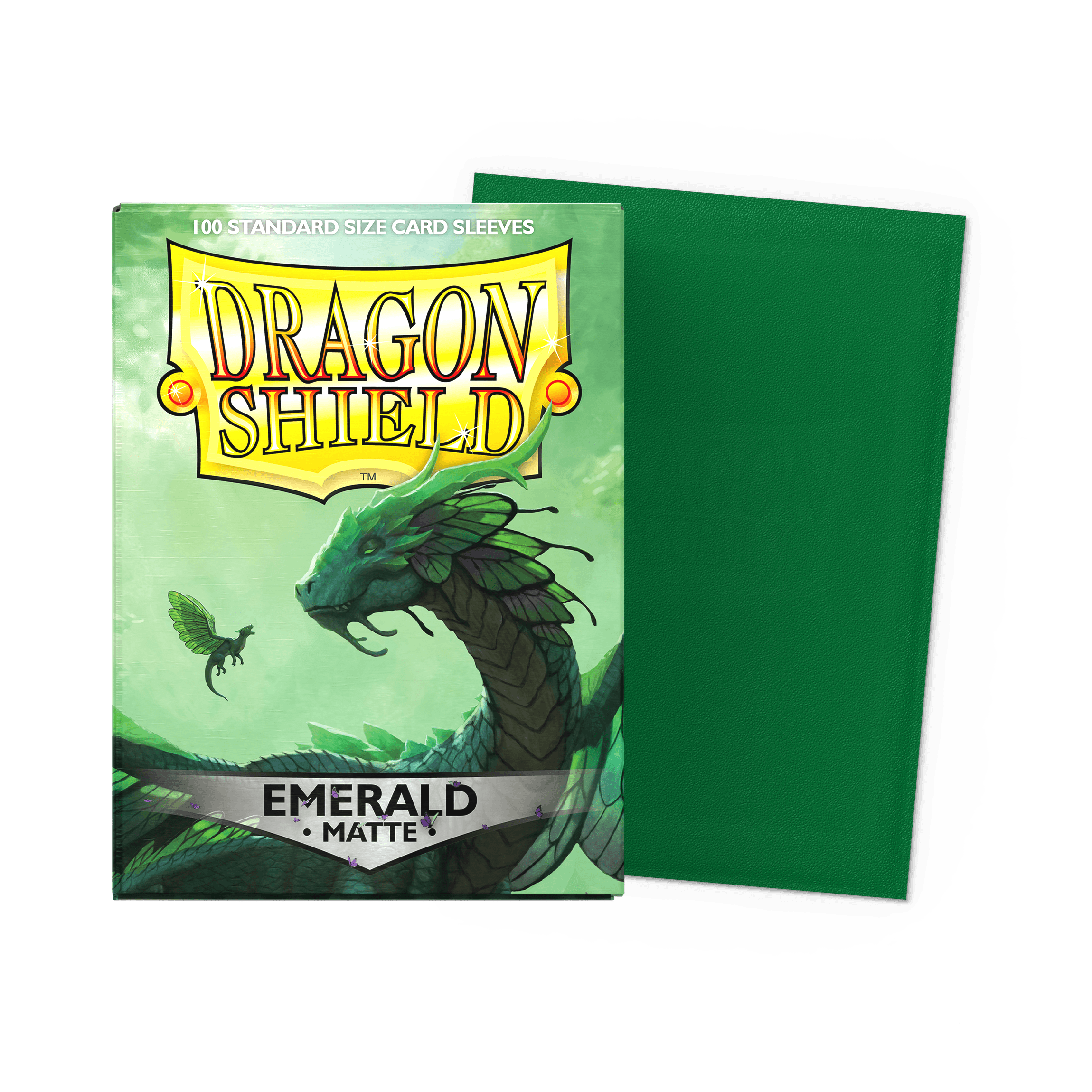 Dragon Shield Matte Sleeves — Emerald (100)