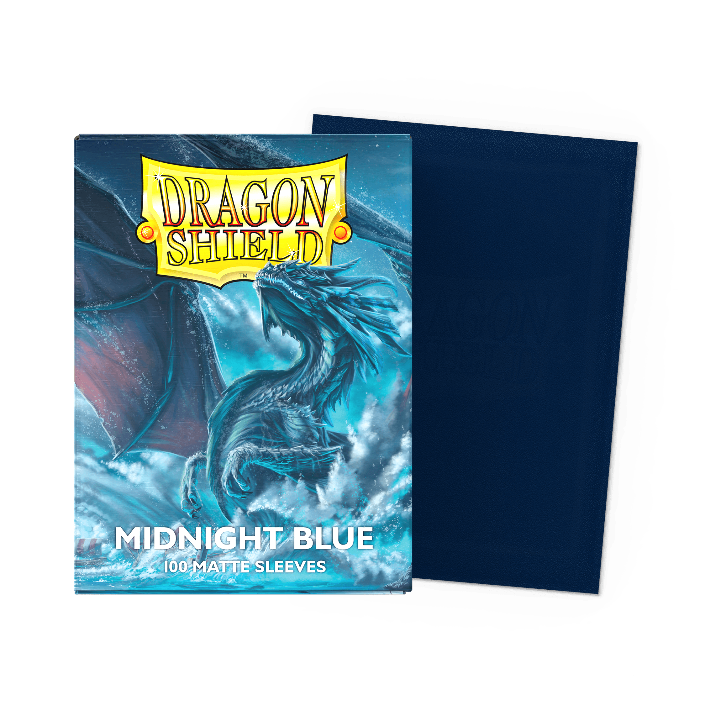 Dragon Shield Matte Sleeves — Midnight Blue (100)