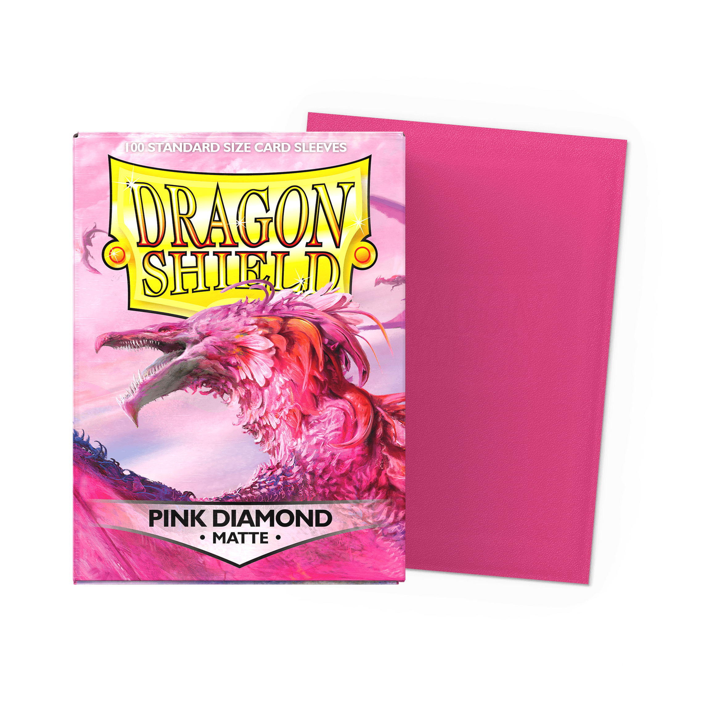 Dragon Shield Matte Sleeves — Pink Diamond (100)