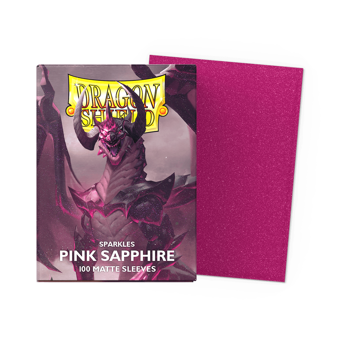 Dragon Shield Matte Sleeves — Pink Sapphire (100)