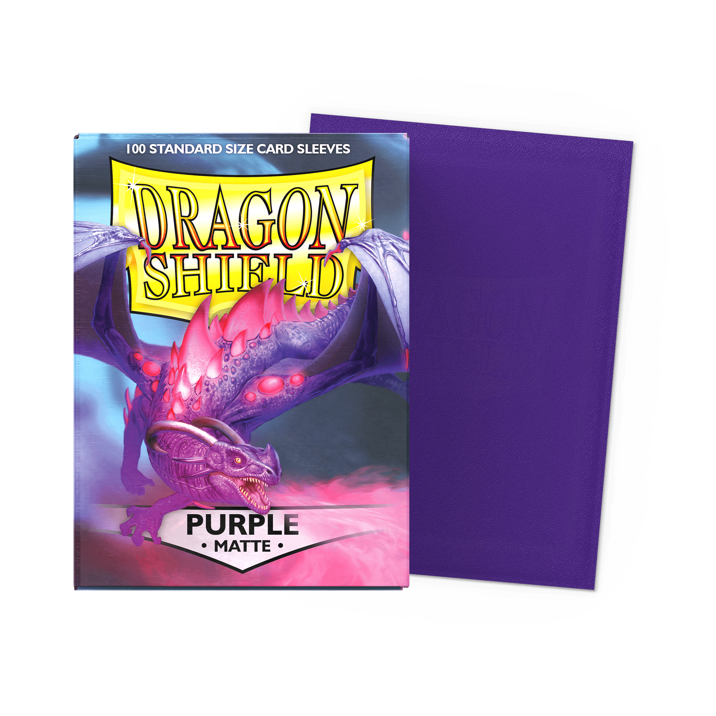 Dragon Shield Matte Sleeves — Purple (100)