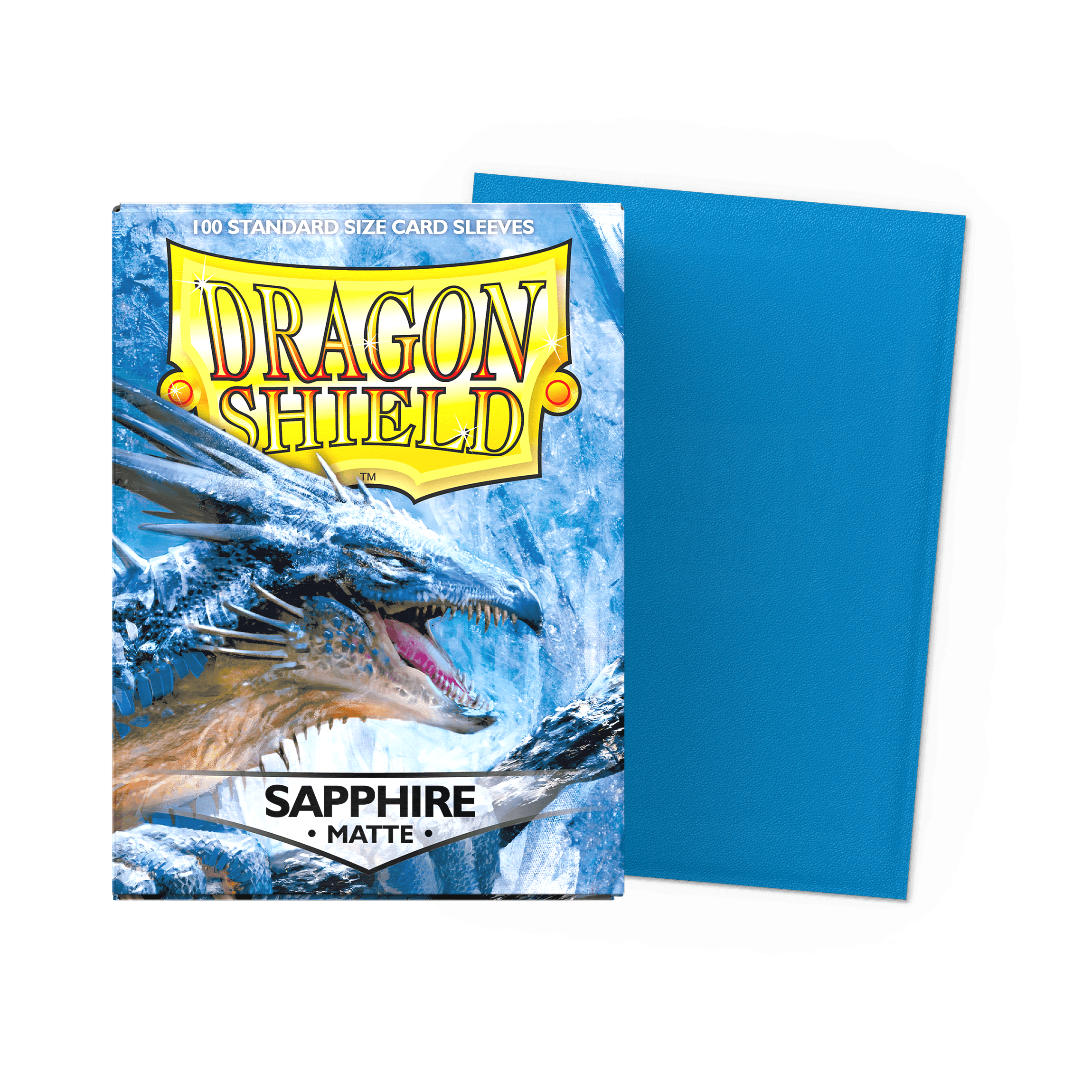 Dragon Shield Matte Sleeves — Sapphire (100)