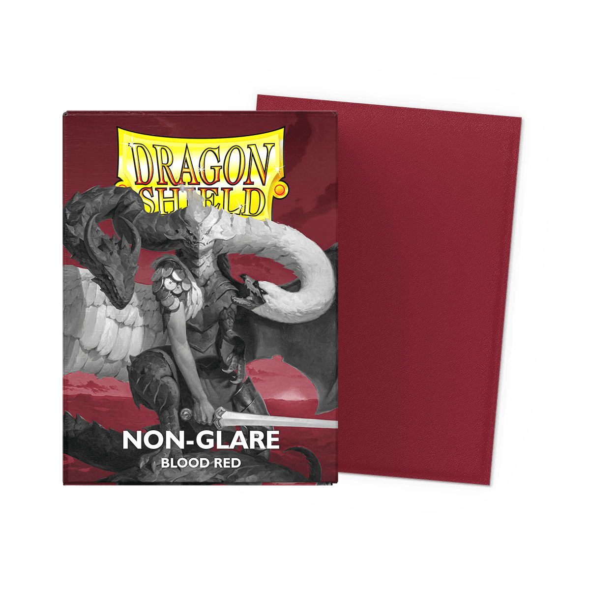 Dragon Shield Non-Glare Matte Sleeves — Blood Red (100)