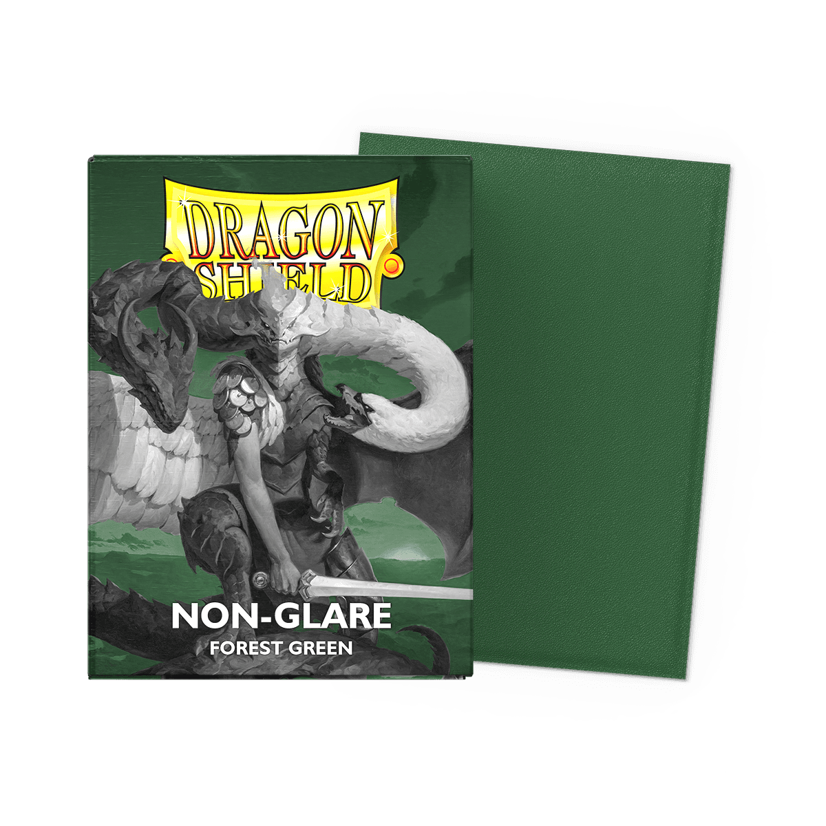 Dragon Shield Non-Glare Matte Sleeves — Forest Green (100)