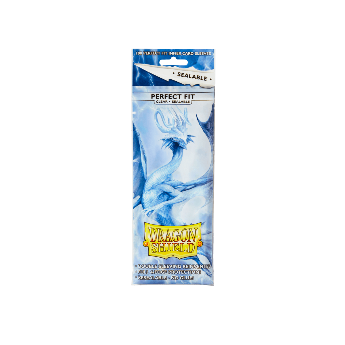 Dragon Shield Perfect Fit Sleeves — Sealable Clear/Clear (100)