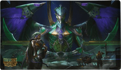 Dragon Shield Playmat Jade — Dynastes, Slayer of Sorrow