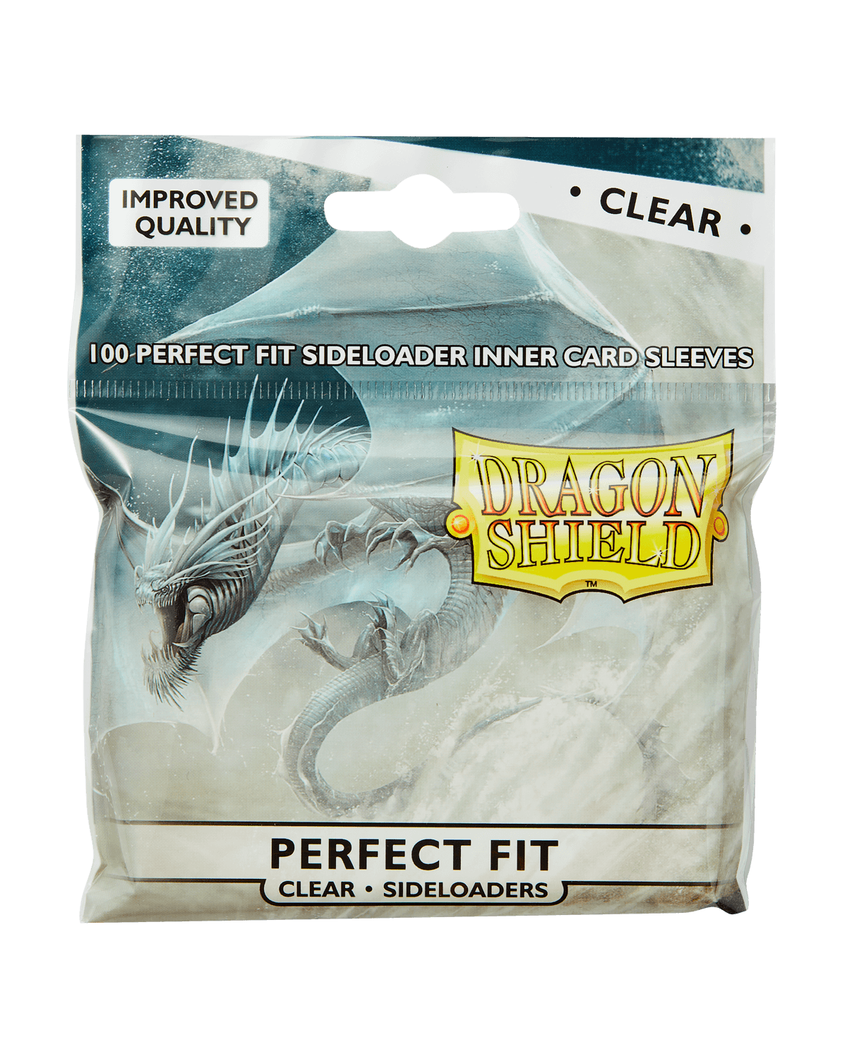 Dragon Shield Sleeves Perfect Fit Clear Side Loading (100 sleeves)