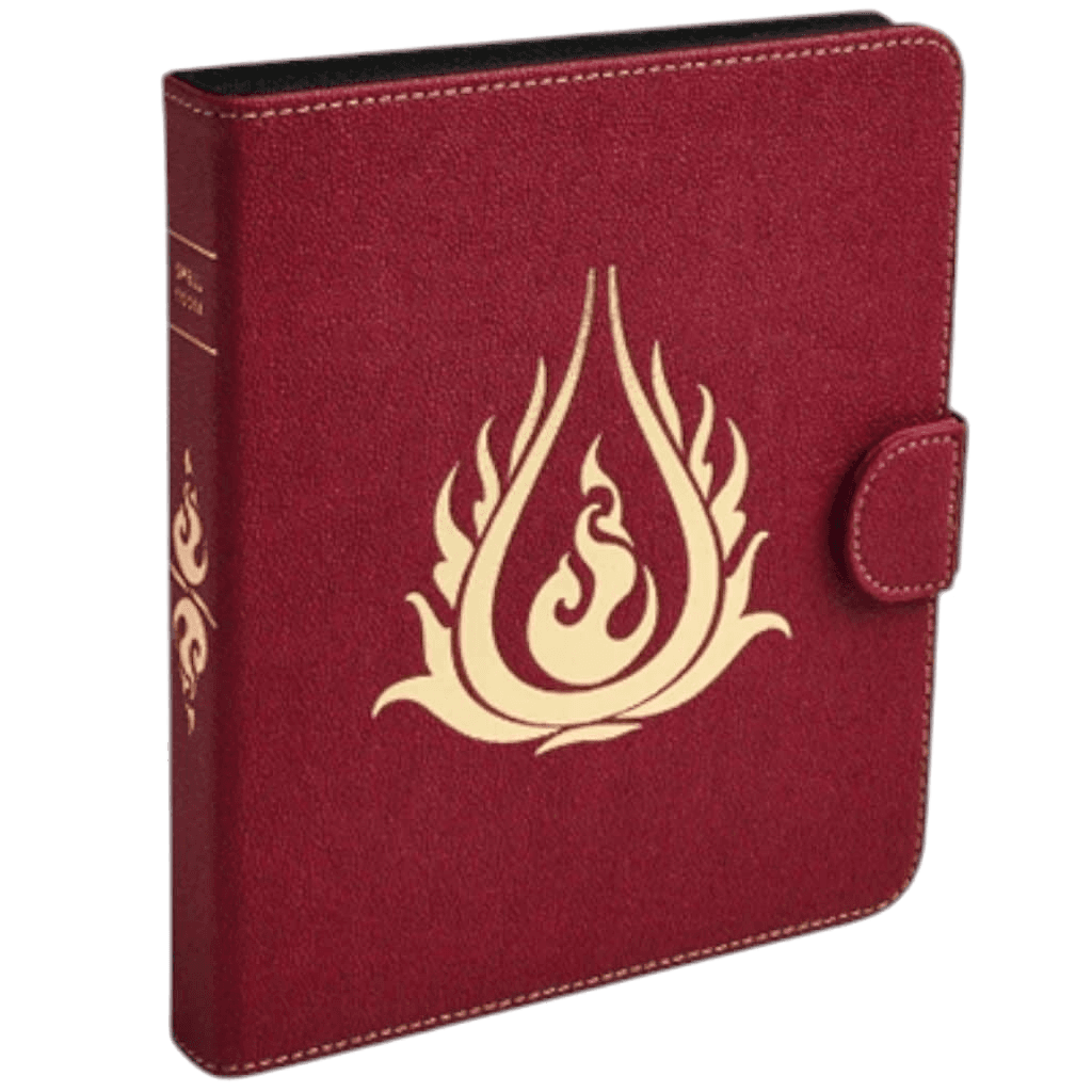 Dragon Shield Spell Codex Portfolio Blood Red