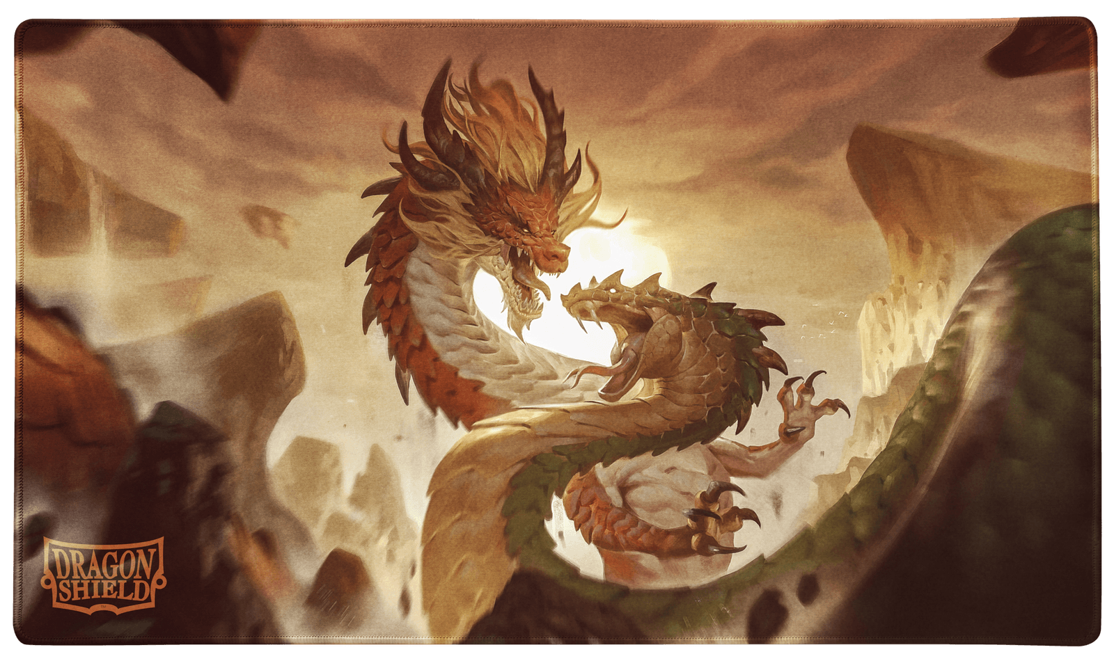 Dragon Shield Stitched Playmat — Wood Snake 2025