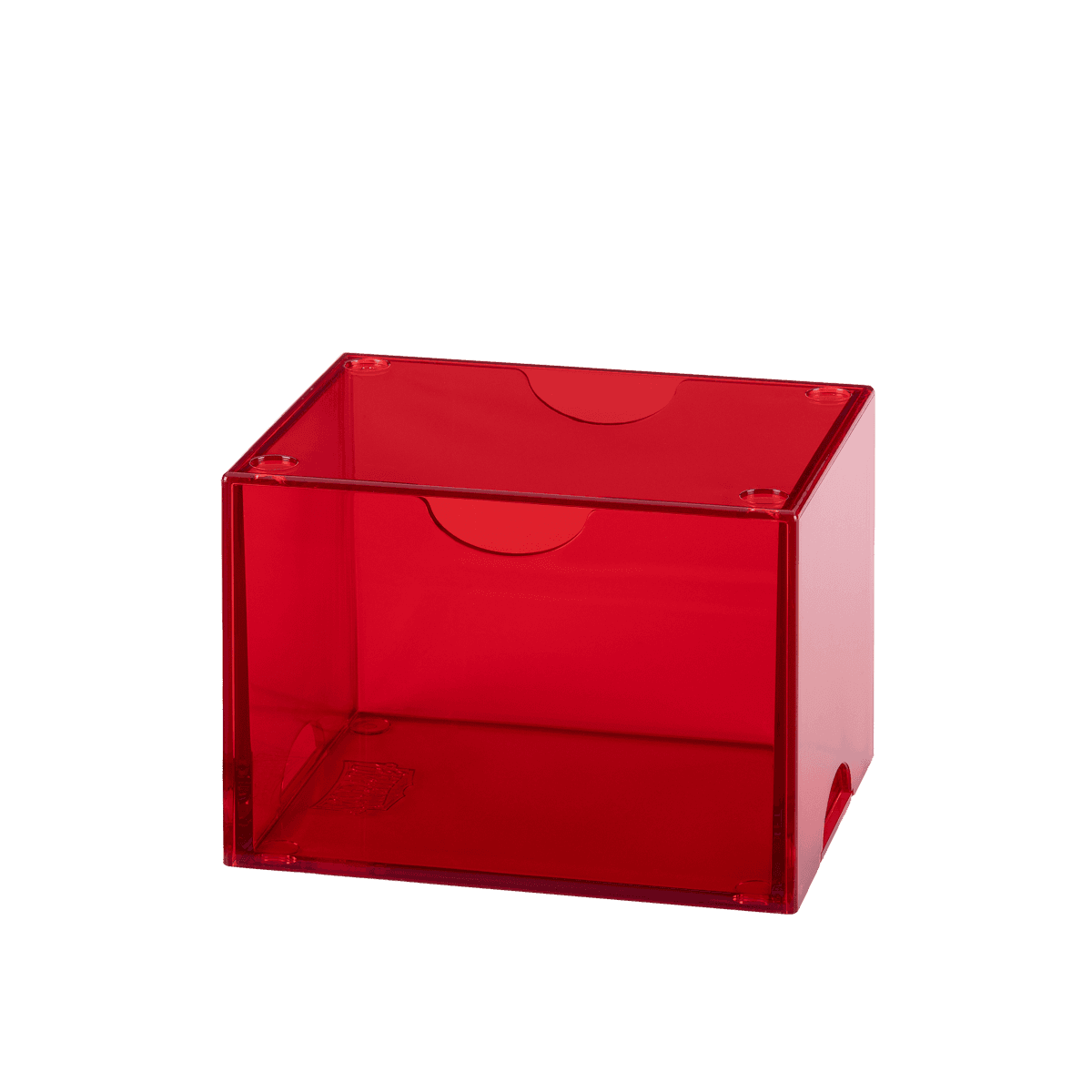 Dragon Shield Strongbox — Clear Red (100)