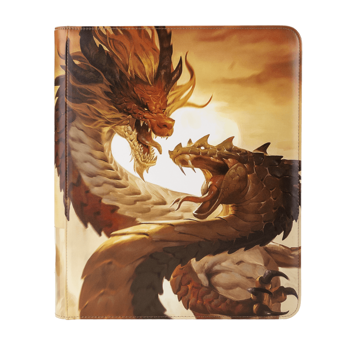 Dragon Shield Zipster Binder 360 — Wood Snake