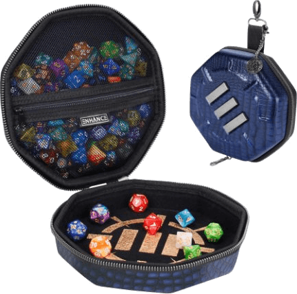 ENHANCE Dice Tray & Case Collector's Edition — Blue