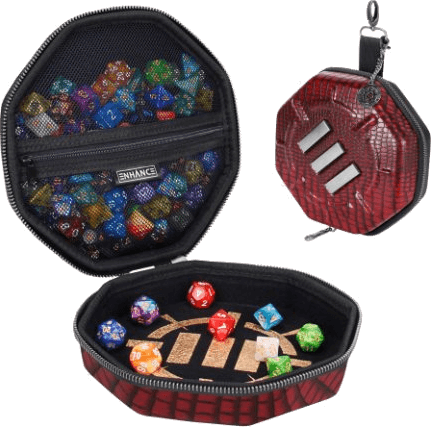 ENHANCE Dice Tray & Case Collector's Edition — Red