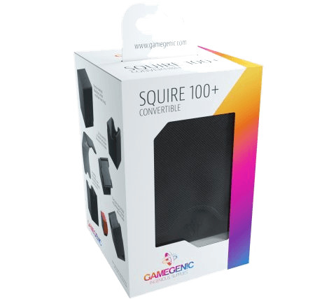 Gamegenic Deckbox Squire 100+ Convertible Black (100 cards)