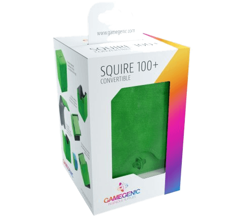 Gamegenic Deckbox Squire 100+ Convertible Green (100 cards)