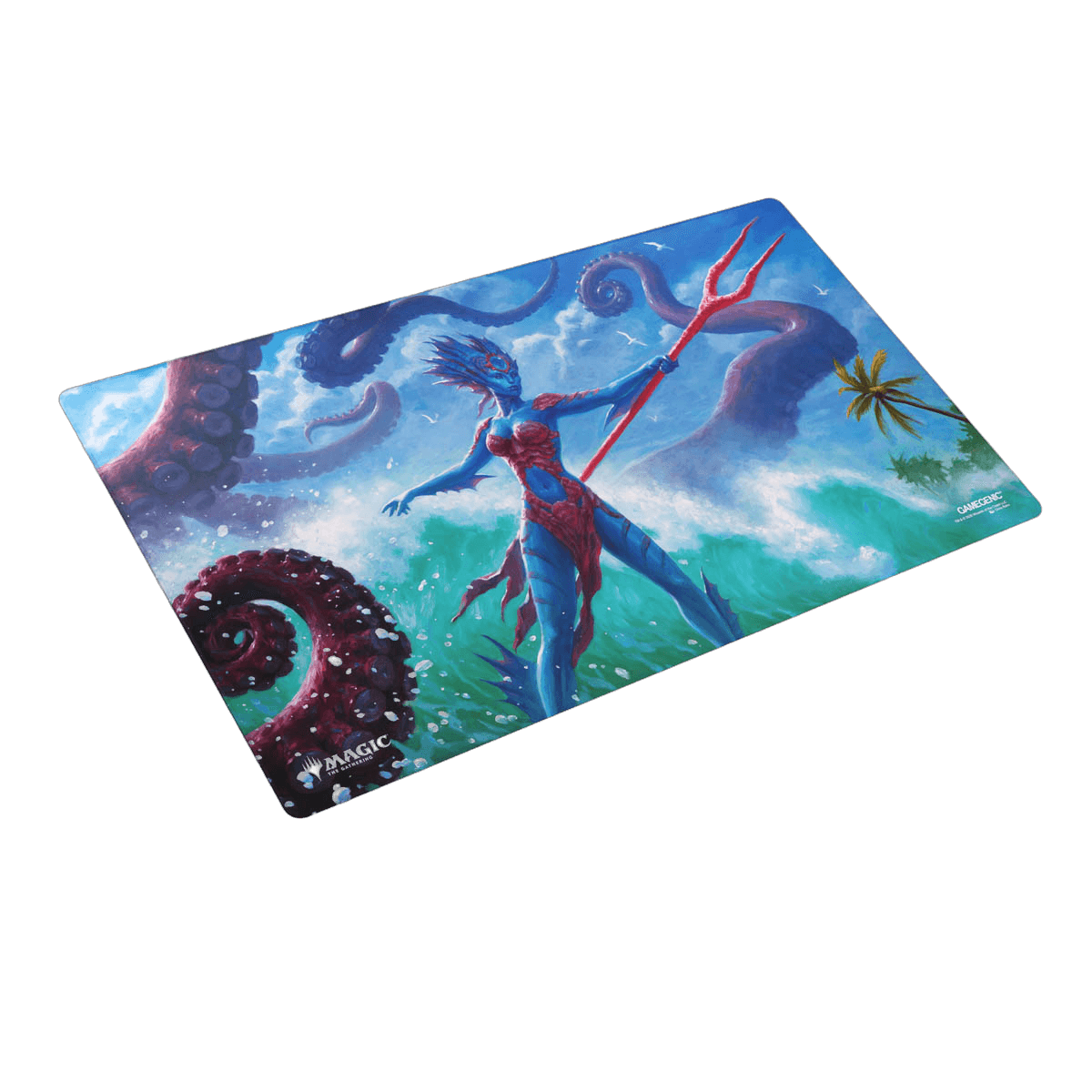 Gamegenic Magic: The Gathering Doublesided Playmat — Reality Fracture - Kiora of Salt and Sand / Fire and Ashes