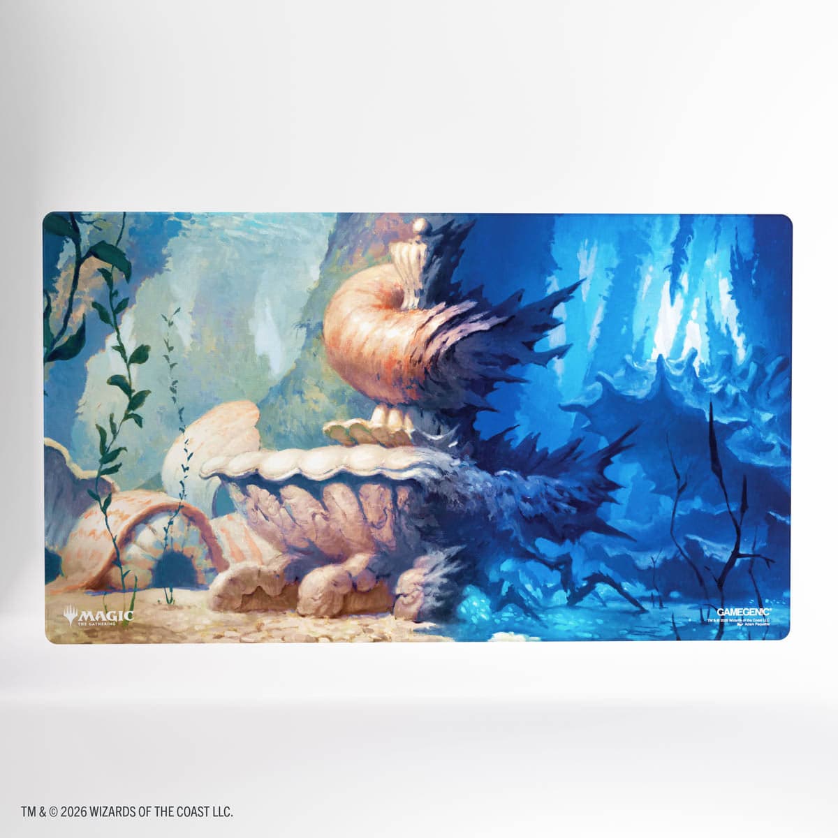 Gamegenic Lorwyn Eclipsed Shiny Playmat — Hallowed Fountain (1)