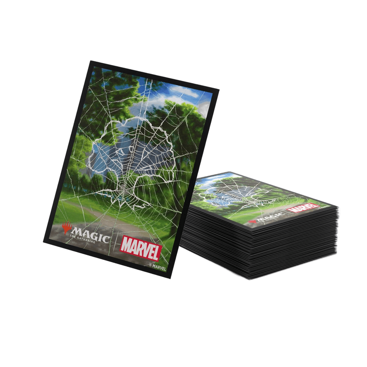 Gamegenic Magic: The Gathering Prime Art Sleeves — Marvel's Spider-Man - Forest (100 sleeves)
