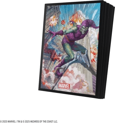 Gamegenic Magic: The Gathering Prime Art Sleeves — Marvel's Spider-Man - Green Goblin (100 sleeves)