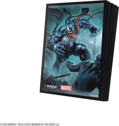 Gamegenic Magic: The Gathering Prime Art Sleeves — Marvel's Spider-Man - Venom (100 sleeves)