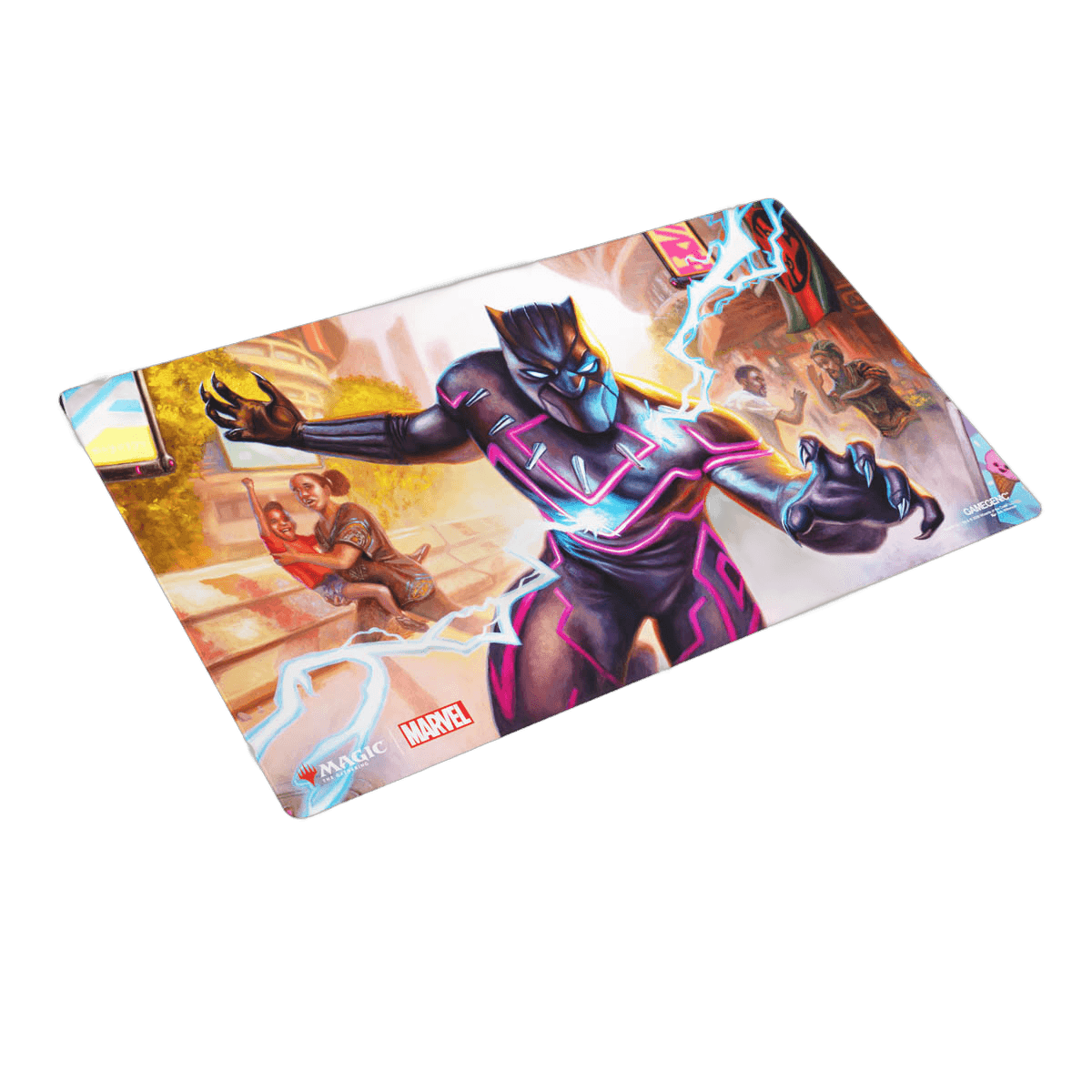 Gamegenic Magic: The Gathering Shiny Playmat — Marvel Super Heroes - Striking Black Panther