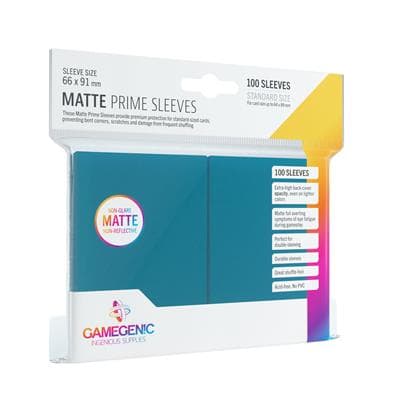 Gamegenic Matte Prime Sleeves — Blue (100)