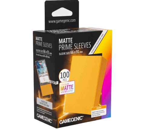 Gamegenic Sleeves Matte Prime Orange (100 sleeves)