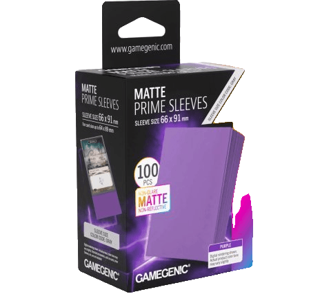 Gamegenic Sleeves Matte Prime Purple (100 sleeves)
