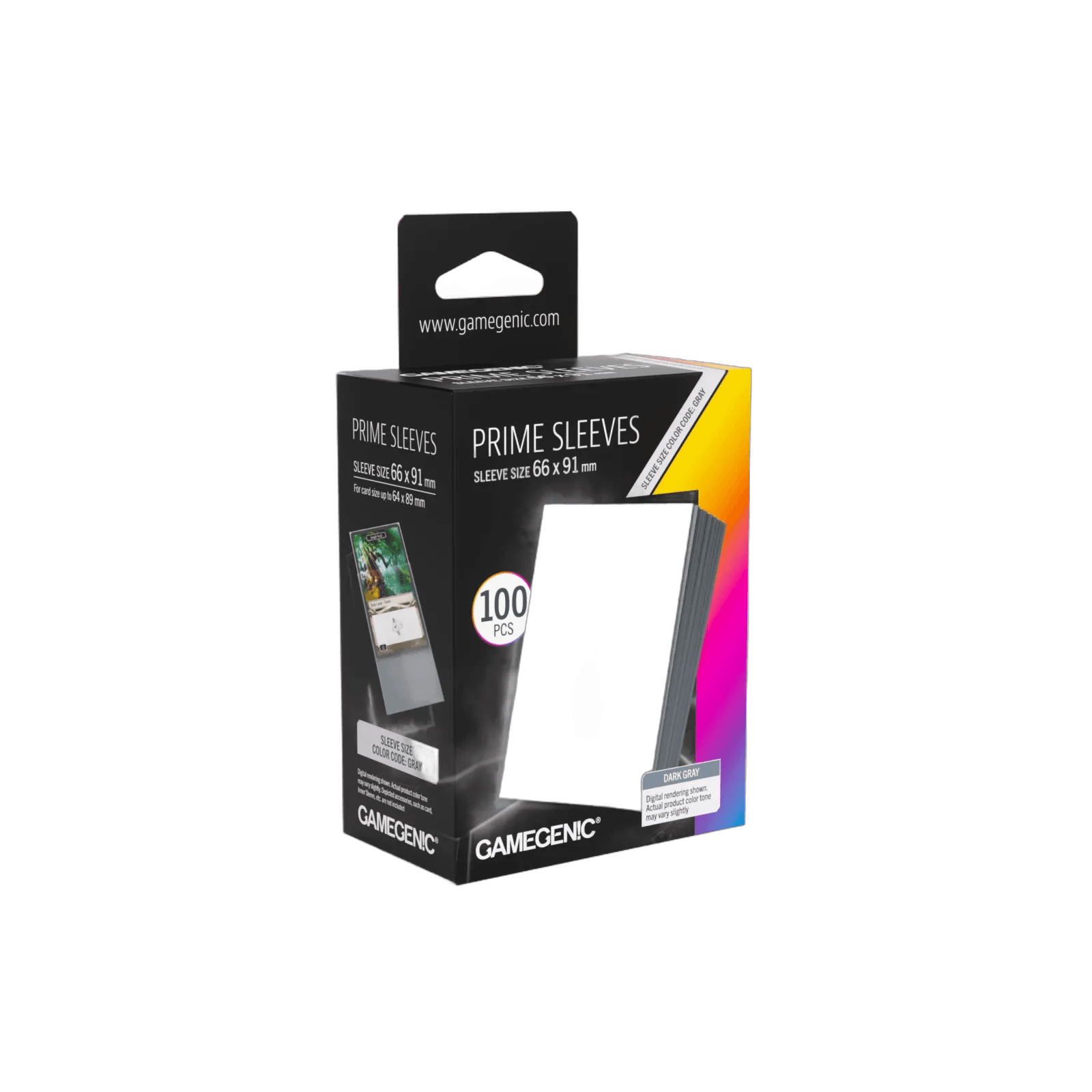 Gamegenic Sleeves Prime Dark Gray (100 sleeves)