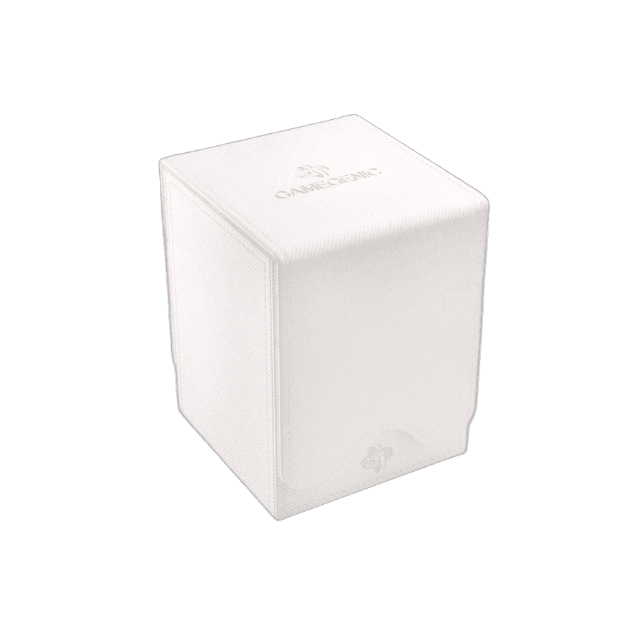 Gamegenic Squire 100+ XL Convertible Deckbox — White (100 cards)