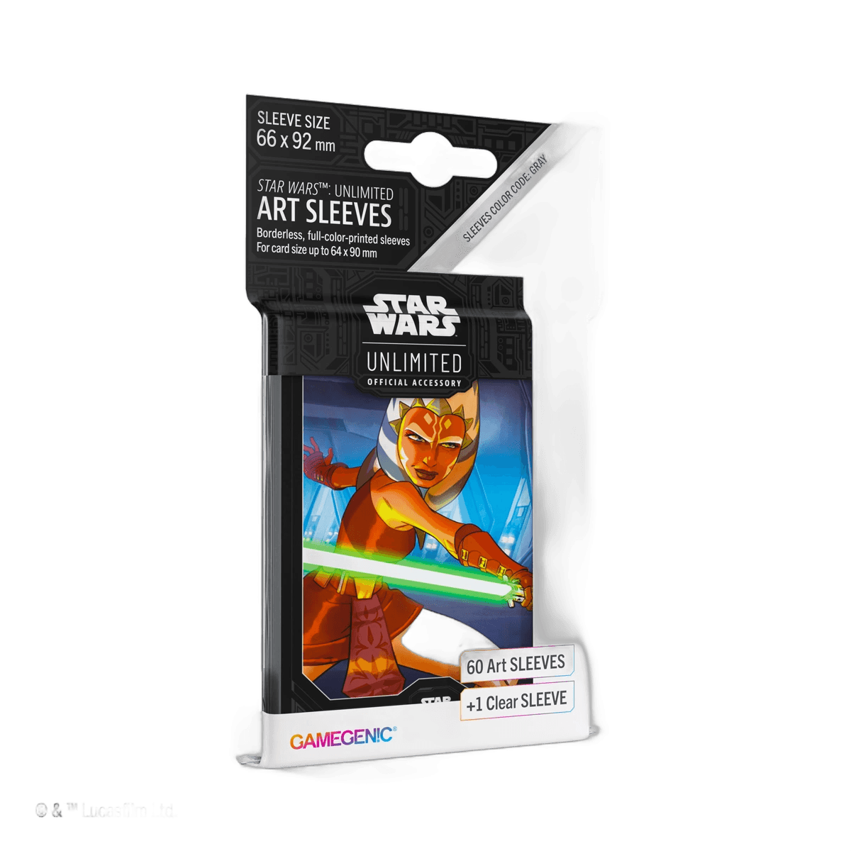 Gamegenic Star Wars: Unlimited Art Sleeves — Ahsoka Tano (60 sleeves)