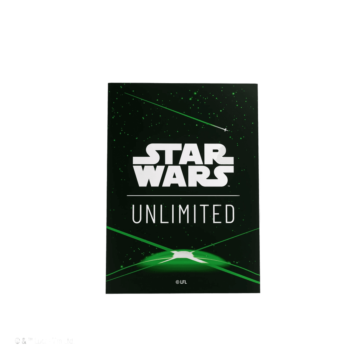 Gamegenic Star Wars: Unlimited Art Sleeves — Card Back Green (60 sleeves)
