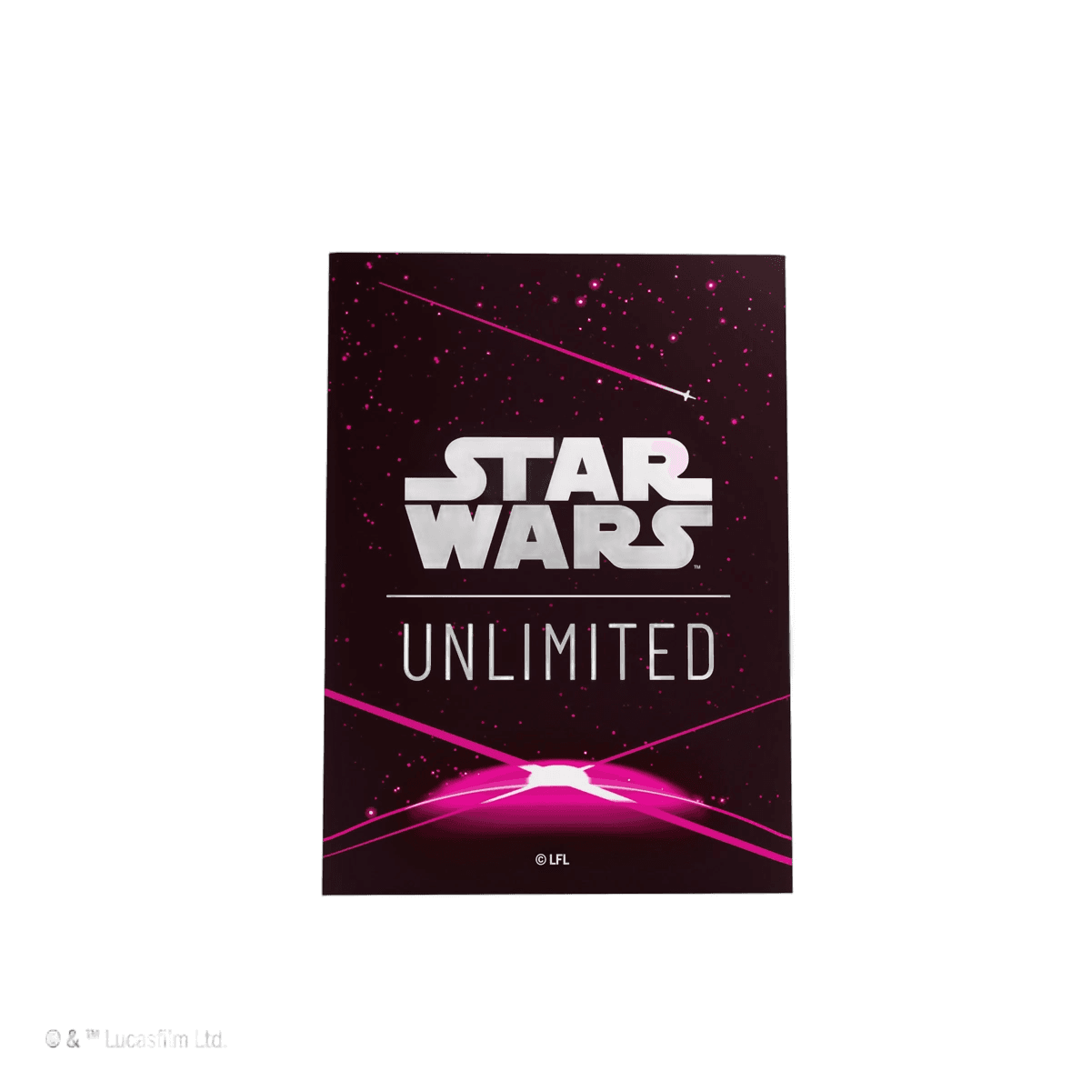 Gamegenic Star Wars: Unlimited Art Sleeves — Card Back Magenta (60 sleeves)