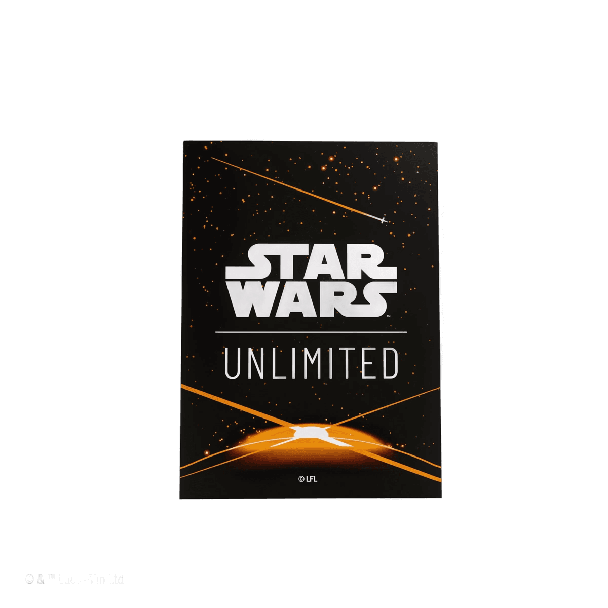 Gamegenic Star Wars: Unlimited Art Sleeves — Card Back Orange (60 sleeves)