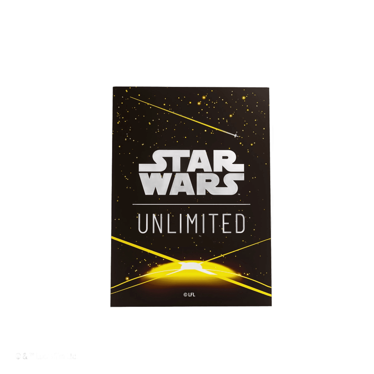 Gamegenic Star Wars: Unlimited Art Sleeves — Card Back Yellow (60 sleeves)