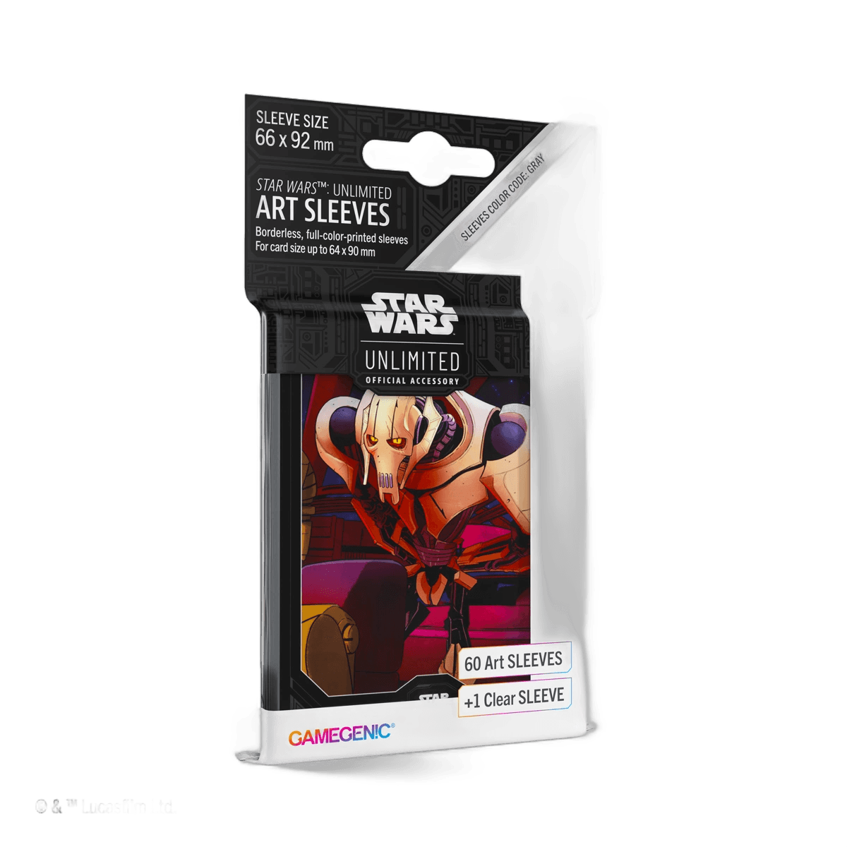 Gamegenic Star Wars: Unlimited Art Sleeves — General Grievous (60 sleeves)