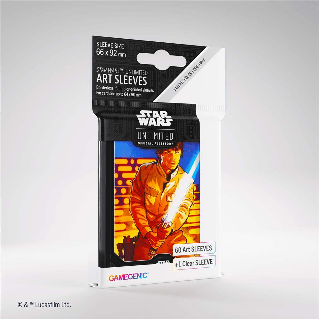 Gamegenic Star Wars: Unlimited Art Sleeves — Luke Skywalker (60)