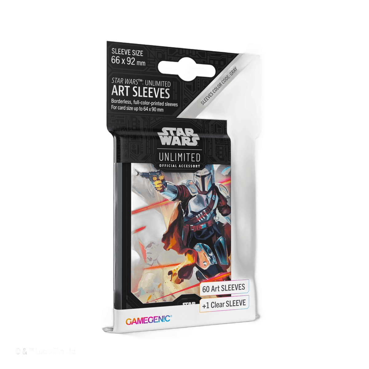 Gamegenic Star Wars: Unlimited Art Sleeves — Mandalorian (60 sleeves)