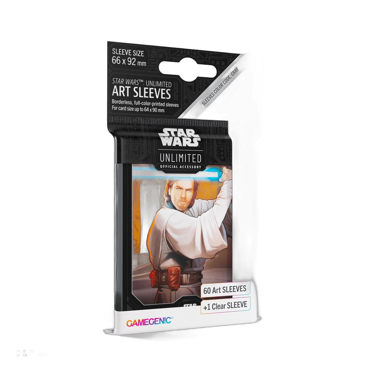 Gamegenic Star Wars: Unlimited Art Sleeves — Obi-Wan Kenobi (60 sleeves)
