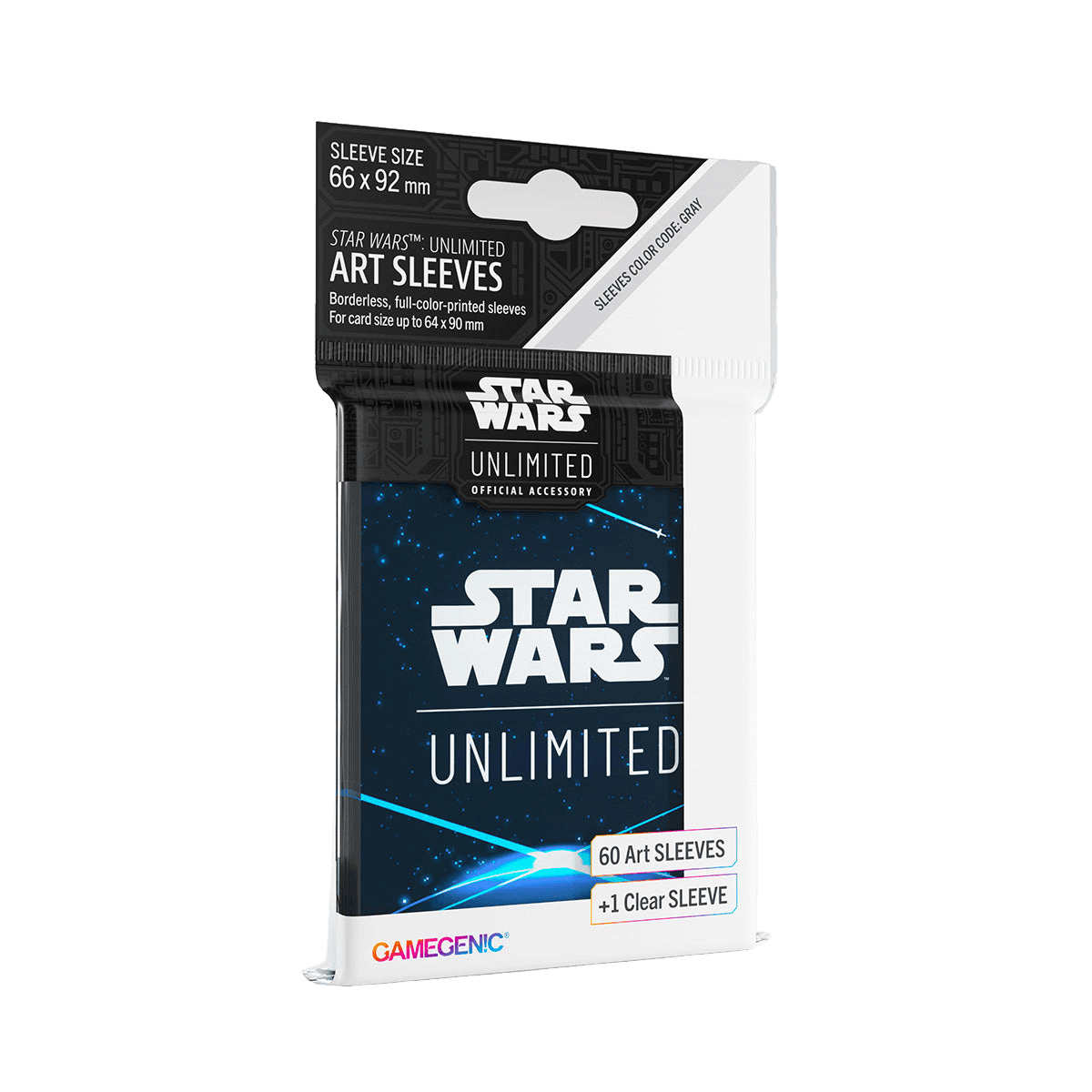 Gamegenic Star Wars: Unlimited Art Sleeves — Space Blue (60 sleeves)