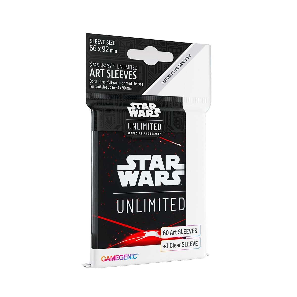 Gamegenic Star Wars: Unlimited Art Sleeves — Space Red (60 sleeves)