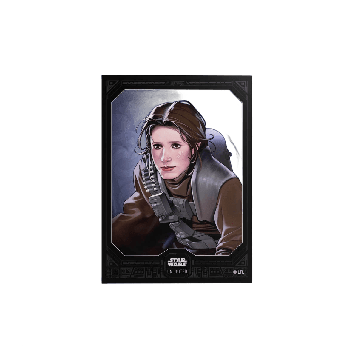 Gamegenic Star Wars Unlimited Premium Art Sleeves — Leia Organa (60 sleeves)