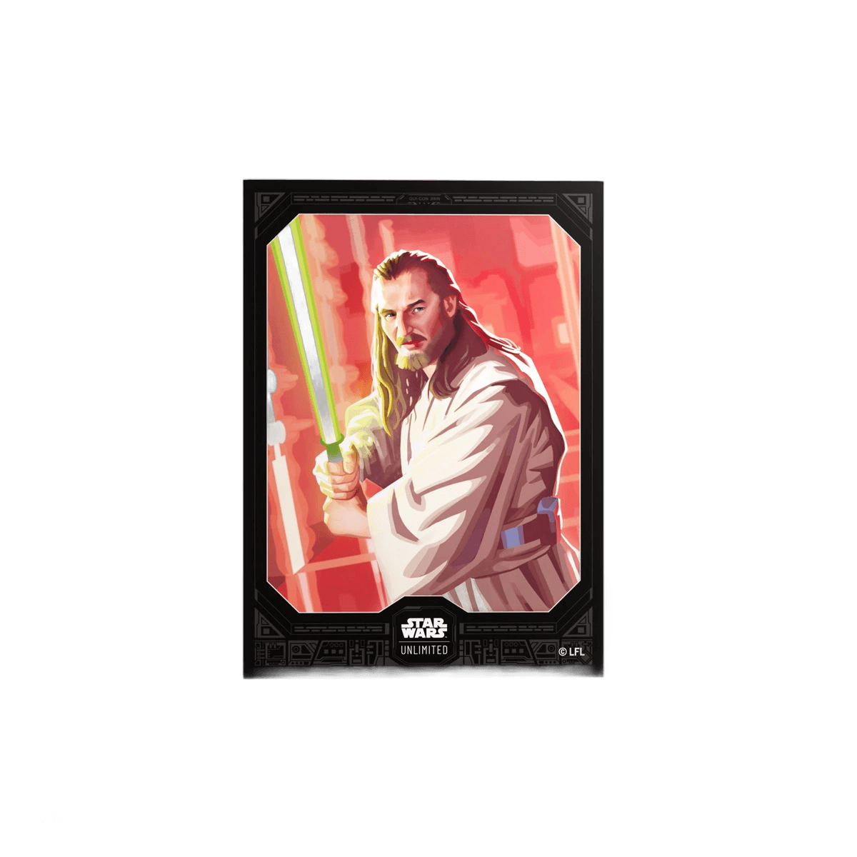 Gamegenic Star Wars: Unlimited Premium Art Sleeves — Qui-Gon Jinn (60 sleeves)