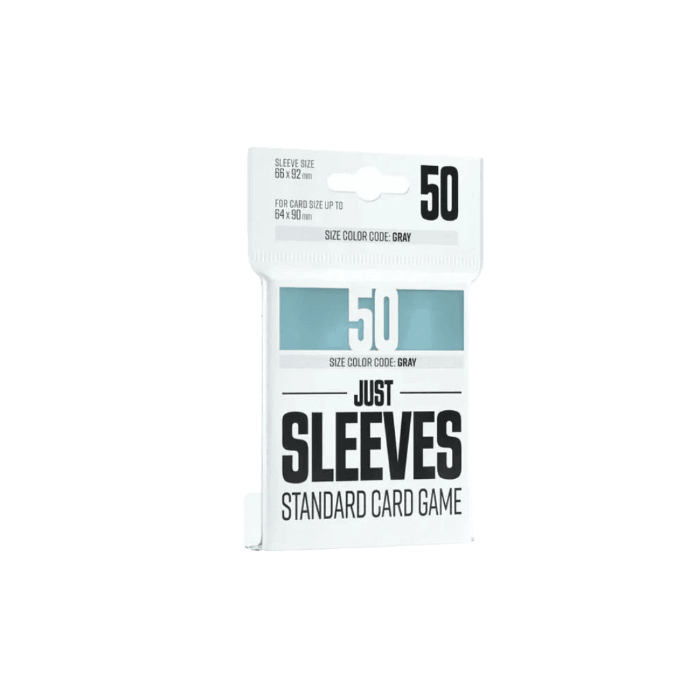 Just Sleeves Standard Card Game Sleeves — Clear (50 sleeves)