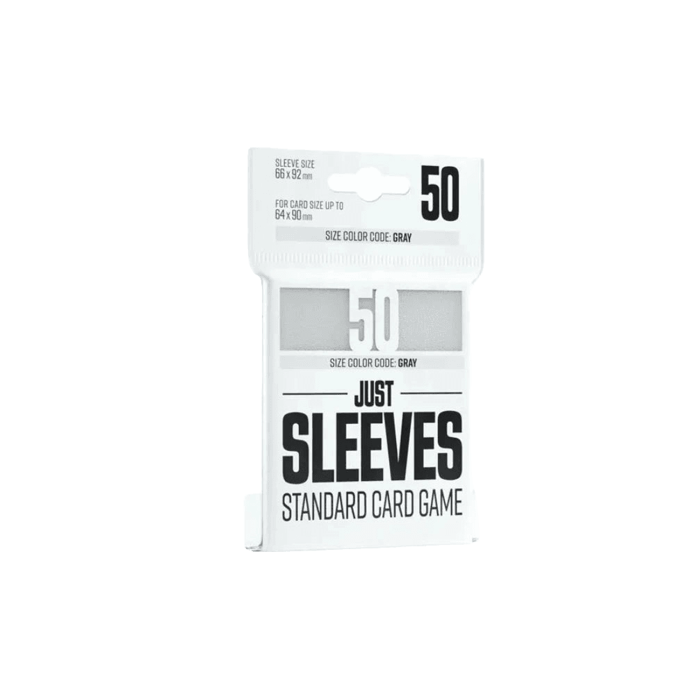 Just Sleeves Standard Card Game Sleeves — White (50 sleeves)