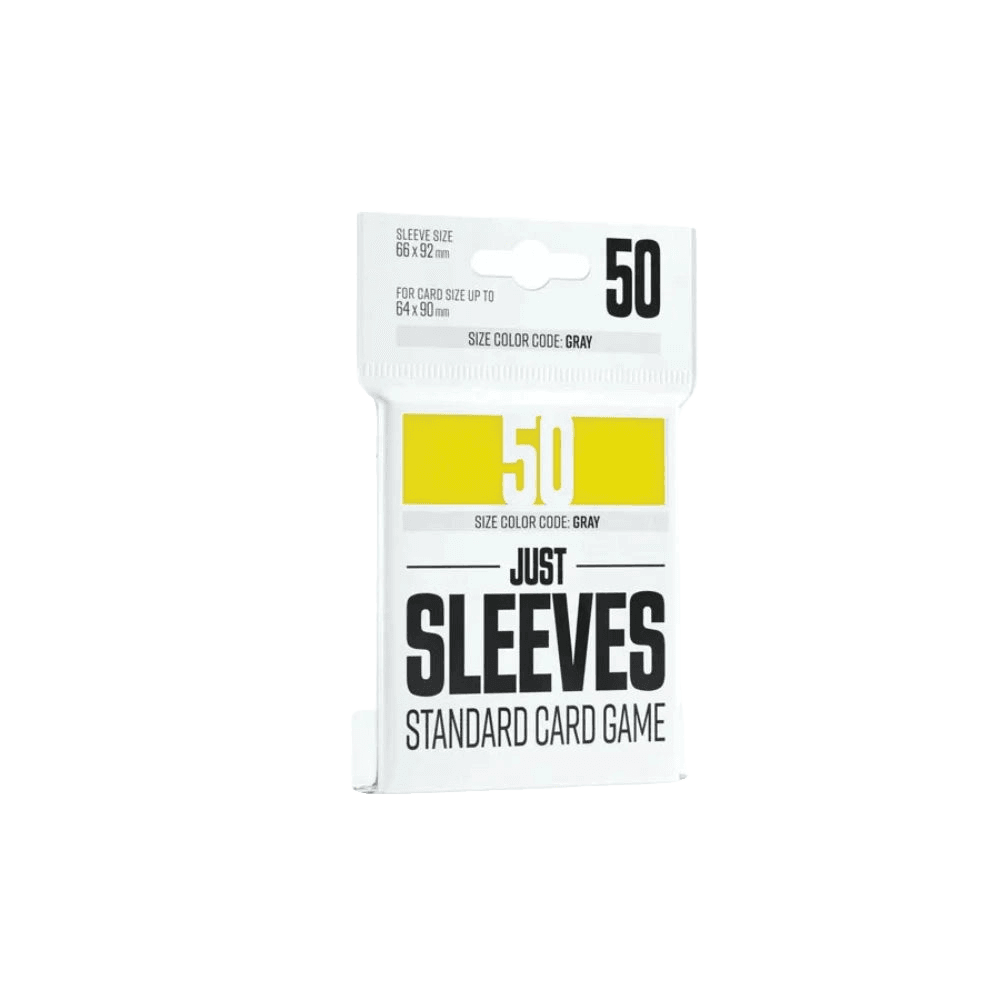 Just Sleeves Standard Card Game Sleeves — Yellow (50 sleeves)