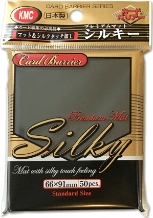 KMC Sleeves Silky Matte Premium Black (50 sleeves)