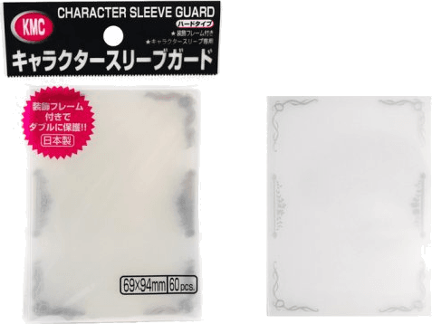 KMC Standard Sleeves: Character Guard — Silver 69 x 94 mm (60 sleeves)