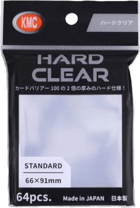KMC Standard Sleeves Hard Clear 66 x 91 mm (64 sleeves)