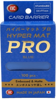 KMC Standard Sleeves Hyper Matte PRO — Blue 66 x 91 mm (100 sleeves)